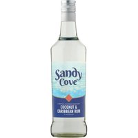 Sandy Cove A Tropical Alcoholic Blend with Coconut & Caribbean Rum Flavours 70cl