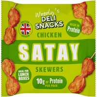 Woody's Deli Snacks Chicken Satay Skewers 56g