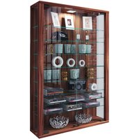 Jungheinrich PROFISHOP Vitrine murale VCM Vitrosa Mini avec éclairage LED cœur de noyer