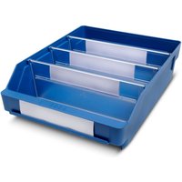 Jungheinrich PROFISHOP Promo 24% sur bacs de rayonnage bleus avec fenêtre 240 x 300 mm