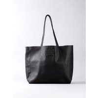Tarn Leather Tote Bag in Black