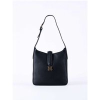 Dalston Leather Hobo Bag in Black