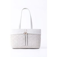 Wasdale Leather Tote Bag in Off White