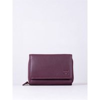 Small Leather Purse in Burgundy