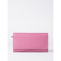 Large Leather Purse in Mauve