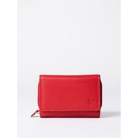 Small Leather Purse in Red