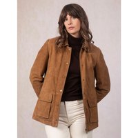 Hawkshead Suede Barn Jacket in Tan