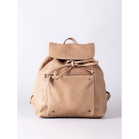 Harstone Leather Backpack in Taupe