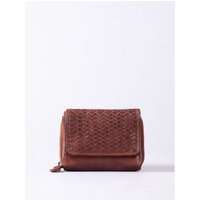 Wreay Small Leather Purse in Cognac