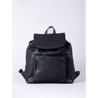 Harstone Leather Backpack in Black