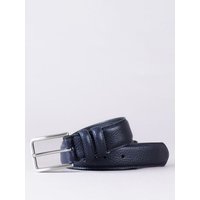 Storrs Leather Belt in Navy