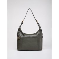 Newby Leather Hobo Shoulder Bag in Green