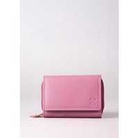 Small Leather Purse in Mauve