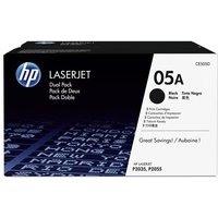 HP 05A 2-pack Black Original LaserJet Toner Cartridges