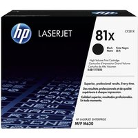 HP 81X High Yield Black Original LaserJet Toner Cartridge