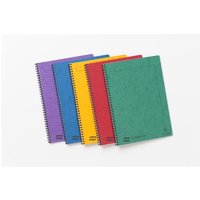 Clairefontaine Europa Notemaker A4 Wirebound Pressboard Cover Notebook Ruled 120 Pages Assorted Colours (Pack 10) 4860Z