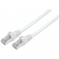 Intellinet Network Patch Cable Cat6 5m White Copper S/FTP LSOH / LSZH PVC RJ45 Gold Plated Contacts Snagless Booted Lifetime Warranty 5 m Cat6 S/FTP (S-STP) RJ-45 RJ-45 White