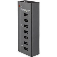 StarTech.com 7 Port USB 2.0 USB Hub, AC Adapter Powered, 110 mm 24 mm 45mm
