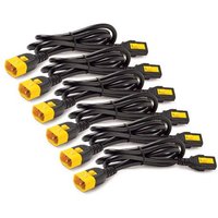 APC Power Cord Kit (6 ea) Locking C13 to C14 1.8m. Cable length: 1.82 m Connector 1: IEC C14 Connector 2: C14 coupler. Input current: 10 A