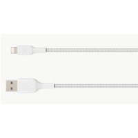 Belkin 2m Lightning Cable Male to USB-A Male Cable White (CAA002BT2MWH)