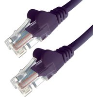 connektgear 10m RJ45 CAT6 UTP Stranded Flush Moulded LS0H Network Cable - 24AWG - Purple