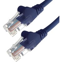 connektgear 10m RJ45 CAT6 UTP Stranded Flush Moulded LS0H Network Cable - 24AWG - Blue 10 m Cat6 U/UTP (UTP) RJ-45 RJ-45 Blue
