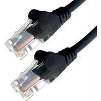 connektgear 10m RJ45 CAT6 UTP Stranded Flush Moulded LS0H Network Cable - 24AWG - Black 10 m Cat6 U/UTP (UTP) RJ-45 RJ-45 Black