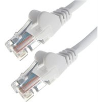 connektgear 10m RJ45 CAT6 UTP Stranded Flush Moulded LS0H Network Cable - 24AWG - White 10 m Cat6 U/UTP (UTP) RJ-45 RJ-45 White