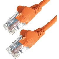 connektgear 15m RJ45 CAT5e UTP Stranded Flush Moulded Network Cable - 24AWG - Orange 15 m Cat5e U/UTP (UTP) RJ-45 RJ-45 Orange