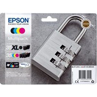 Epson Padlock Multipack 4-colours 35 XL Black/Std. CMY DURABrite Ultra Ink