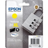 Epson Padlock Singlepack Yellow 35XL DURABrite Ultra Ink - Epson WorkForce Pro Series Ink Cartridges - Epson WorkForce Pro WF-4740DTWF Ink Cartridges