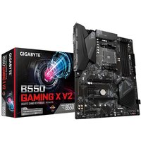 Gigabyte B550 GAMING X V2 AMD AM4 Socket Motherboard, ATX, 4x DDR4 Slots, 2x M.2 Sockets, Fitted I/O Shield, GbE LAN - AMD Motherboards - ATX Motherboards