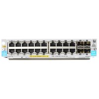 HPE Aruba Networking 20-port 10/100/1000BASE-T PoE+ / 4-port 1G/10GbE SFP+ MACsec v3 zl2 Module