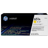 HP 651A Ylw Contract LJ Original Yellow Toner Cartridge - HP LaserJet Enterprise Series Toner Cartridges - HP LaserJet Enterprise Colour M775dn Cartridges