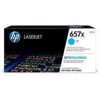 HP 657X High Yield Cyan Original LaserJet Toner Cartridge. Colour toner page yield: 23000 pages Printing colours: Cyan Quantity per pack: 1 pc(s)