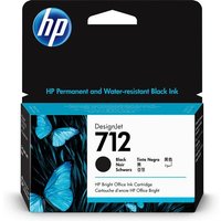 HP 712 Black Standard Capacity Ink Cartridge 38ml - 3ED70A - Standard Capacity - 38ml