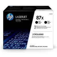 HP 87X Original Black 2 pc(s) - HP LaserJet Enterprise Series Toner Cartridges - HP LaserJet Enterprise flow M525c Toner Cartridges