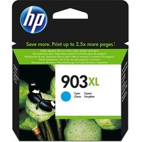 HP 903XL High Yield Cyan Original Ink Cartridge. Colour ink type: Pigment-based ink Cartridge capacity: High Supply type: Single pack Colour ink page yield: 750 pages Colour ink volume: 8.5 ml Printing colours: Cyan Quantity per pack: 1 pc(s)