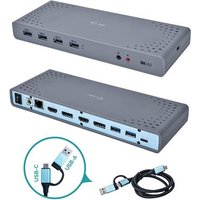 i-tec USB 3.0 / USB-C / Thunderbolt 3 Dual Display Docking Station