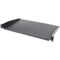 Intellinet 19" Cantilever Shelf 1U Shelf Depth 350mm Non-Vented Max 25kg Black Three Year Warranty