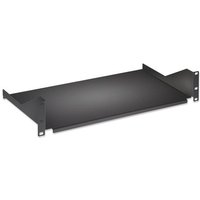 Intellinet 19" Cantilever Shelf 2U Fixed Depth 400mm Max 25kg Black Three Year Warranty