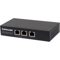 Intellinet 2-Port Gigabit High-Power PoE+ Extender Repeater IEEE 802.3at/af Power over Ethernet (PoE+/PoE) metal Cat5 Cat5e 2048 entries IEEE 802.3 IEEE 802.3ab IEEE 802.3af IEEE 802.3at IEEE 802.3u Black Metal FCC Class A CE