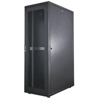 Intellinet 19" Server Cabinet - Free Standing 36U 600x1000mm (width x depth) Black Flatpack Max 1500kg Multi-Point Door Lock One Lock Per Side Panel Usable Depth 123 to 773mm IP20 rated Rack Steel
