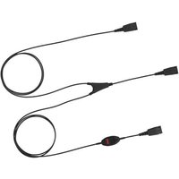 Jabra SUPERVISOR cord w_ mute. Product type: Cable Product colour: Black