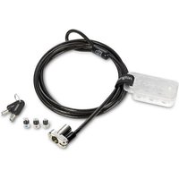 Kensington Universal 3-in-1 Keyed Laptop Lock. Lock type: Key Cable lock slot type: Kensington Cable type: Standard