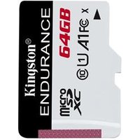 Kingston High Endurance - flash memory card - 64 GB - microSDXC UHS-I
