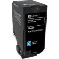 Lexmark 74C2HCE toner cartridge 1 pc(s) Original Cyan