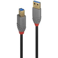 LINDY 36741 USB cable USB 3.2 1st Gen USB-A plug, USB-B plug 1.00 ...