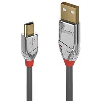 Lindy 2m USB 2.0 Type A to Mini-B Cable. Cromo Line