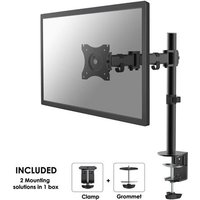 Neomounts NM-D135BLACK Monitor arm 10-27" Clamp/Grommet 8 kg 25.4 cm (10") 68.6 cm (27") 100 x 100 mm Black